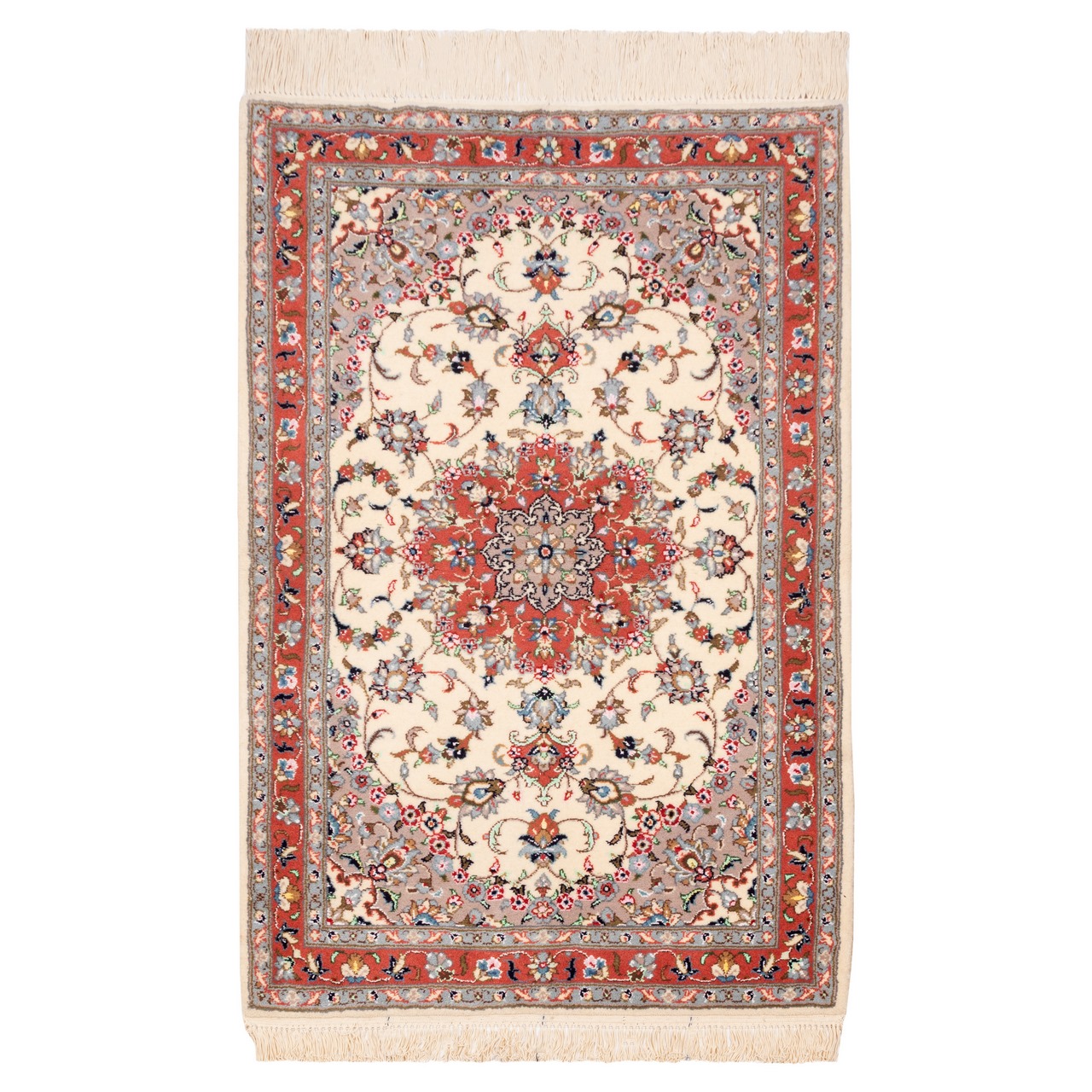 Tapis en laine persan noué à la main avec design Médaillon modèle Hoda