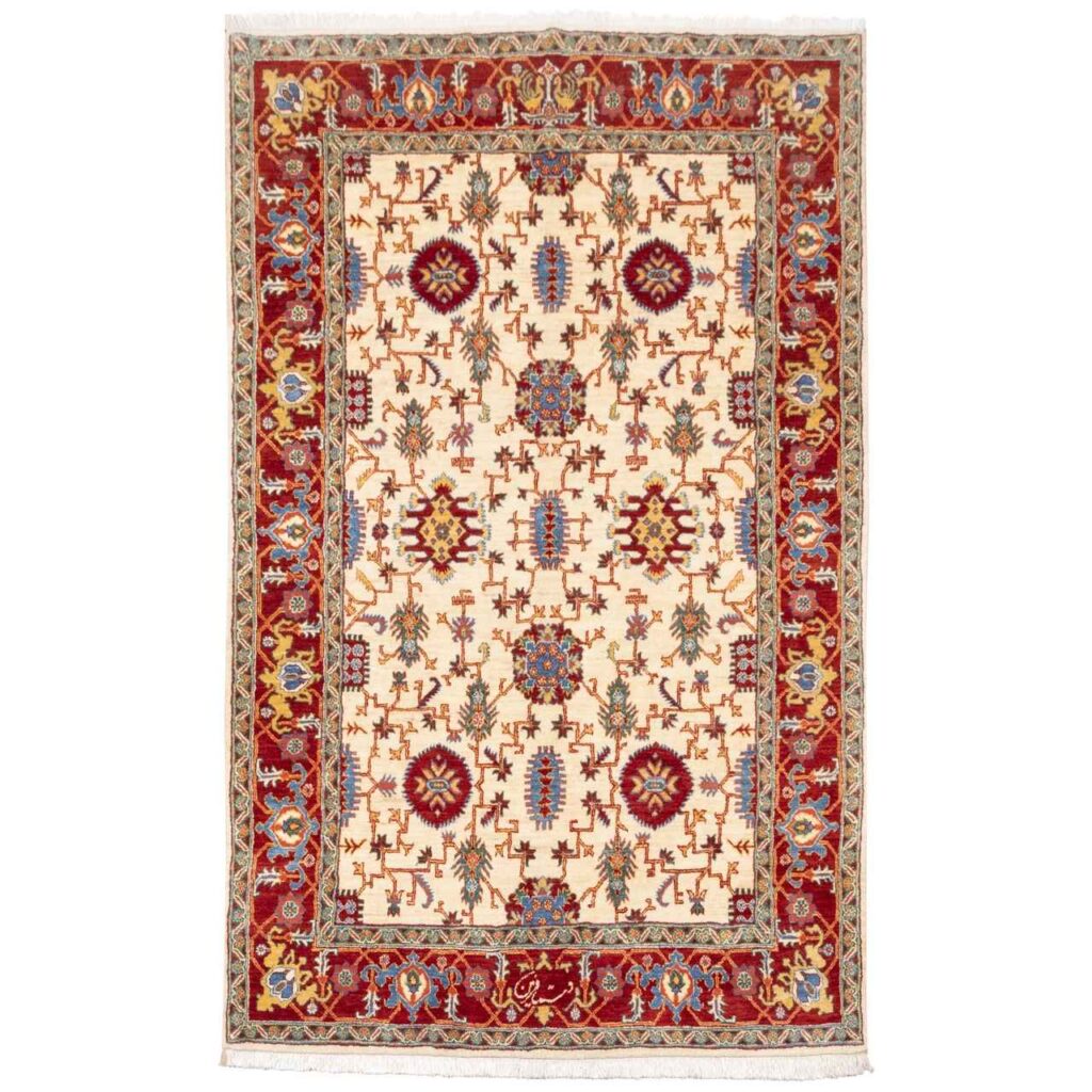 Tapis en laine persan noué à la main modèle Homeira