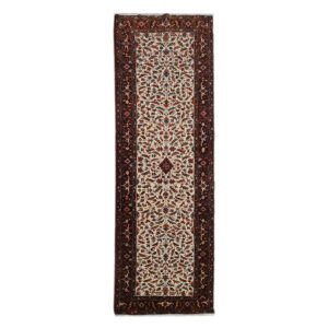 Tapis persan vintage runner noué à la main modèle Haleh