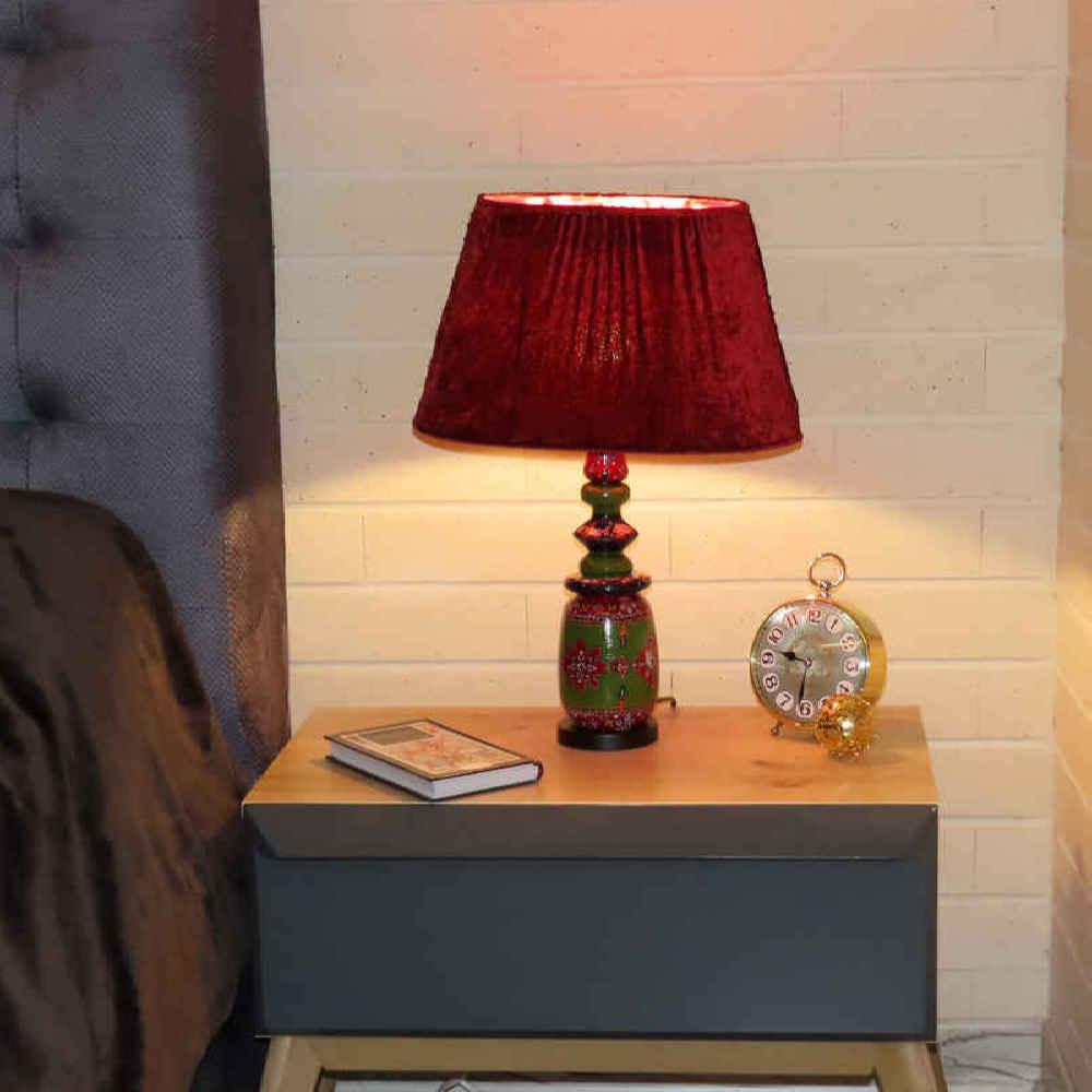 Lampe de table en céramique éclectique faite main – modèle Afra