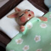 Lampe de table fantaisie – lapin en céramique fait main