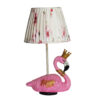 Lampe de table fantaisie – flamant rose en céramique fait main