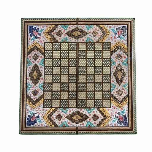 Plateau d'Échecs Khatamkari Persan Modèle Hatam