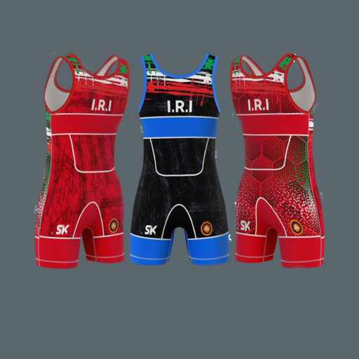 Singlet de Lutte Sans Manches pour Hommes Iranien Modèle SK