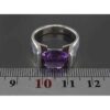 Bague en argent avec améthyste pour femmes Mahlagha