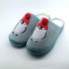 Chaussons Doux Bleu pour Femmes Modèle Pingouin