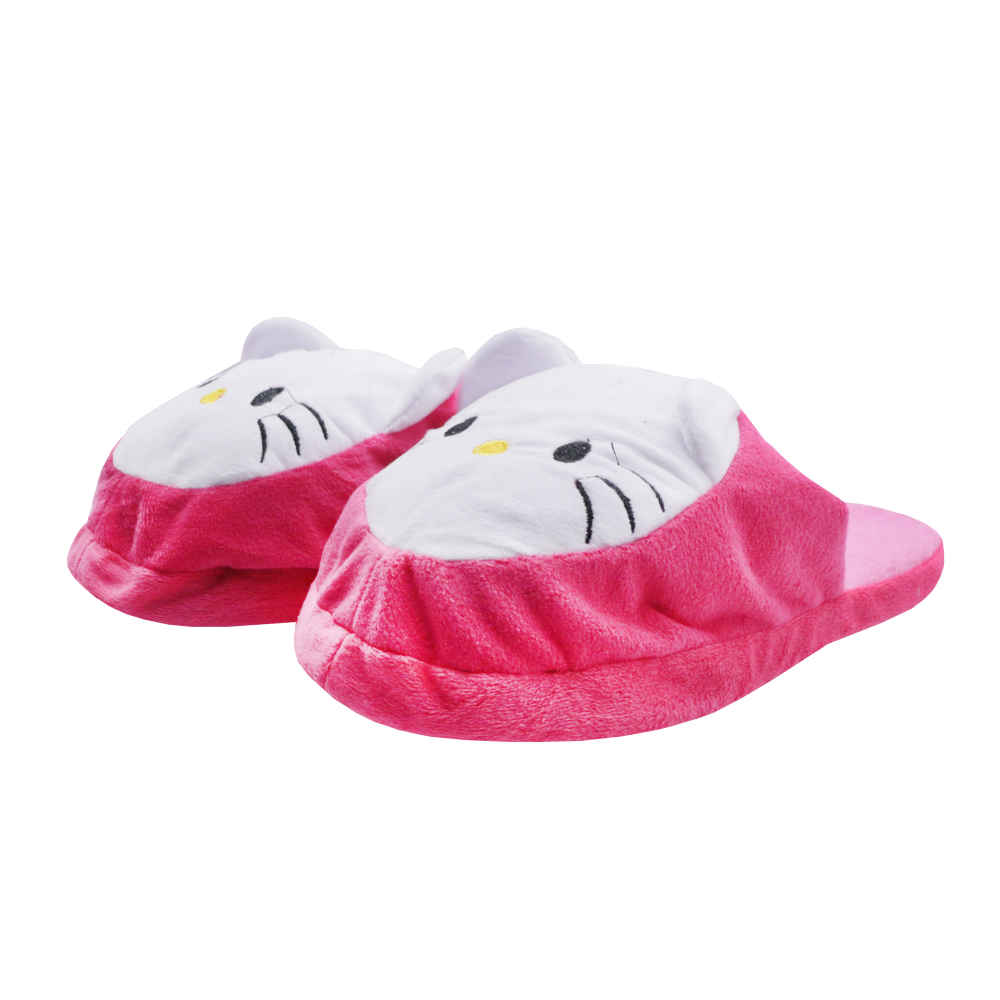 Chaussons Doux en Peluche pour Femmes Modèle Hello Kitty