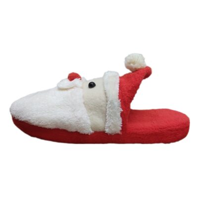 Chaussons Doux en Peluche pour Femmes Modèle Père Noël