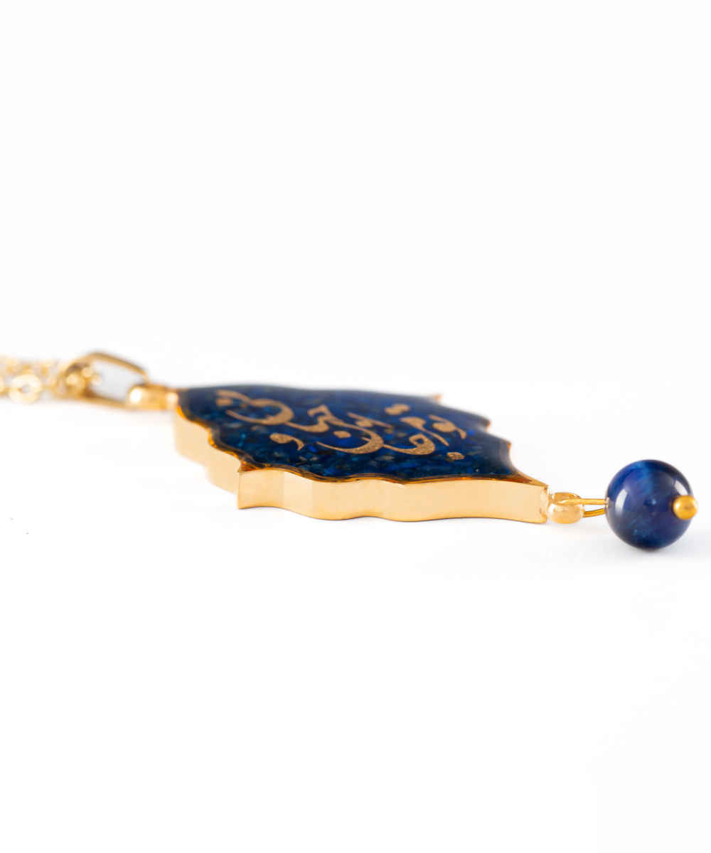 Collier plaqué or persan pour femmes Océan minimaliste