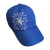 Casquette bleue brodée pour femme – Modèle Avat
