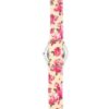 Montre foulard en tissu floral bohème pour femmes – Calligraphie perse In Niz Bogzarad