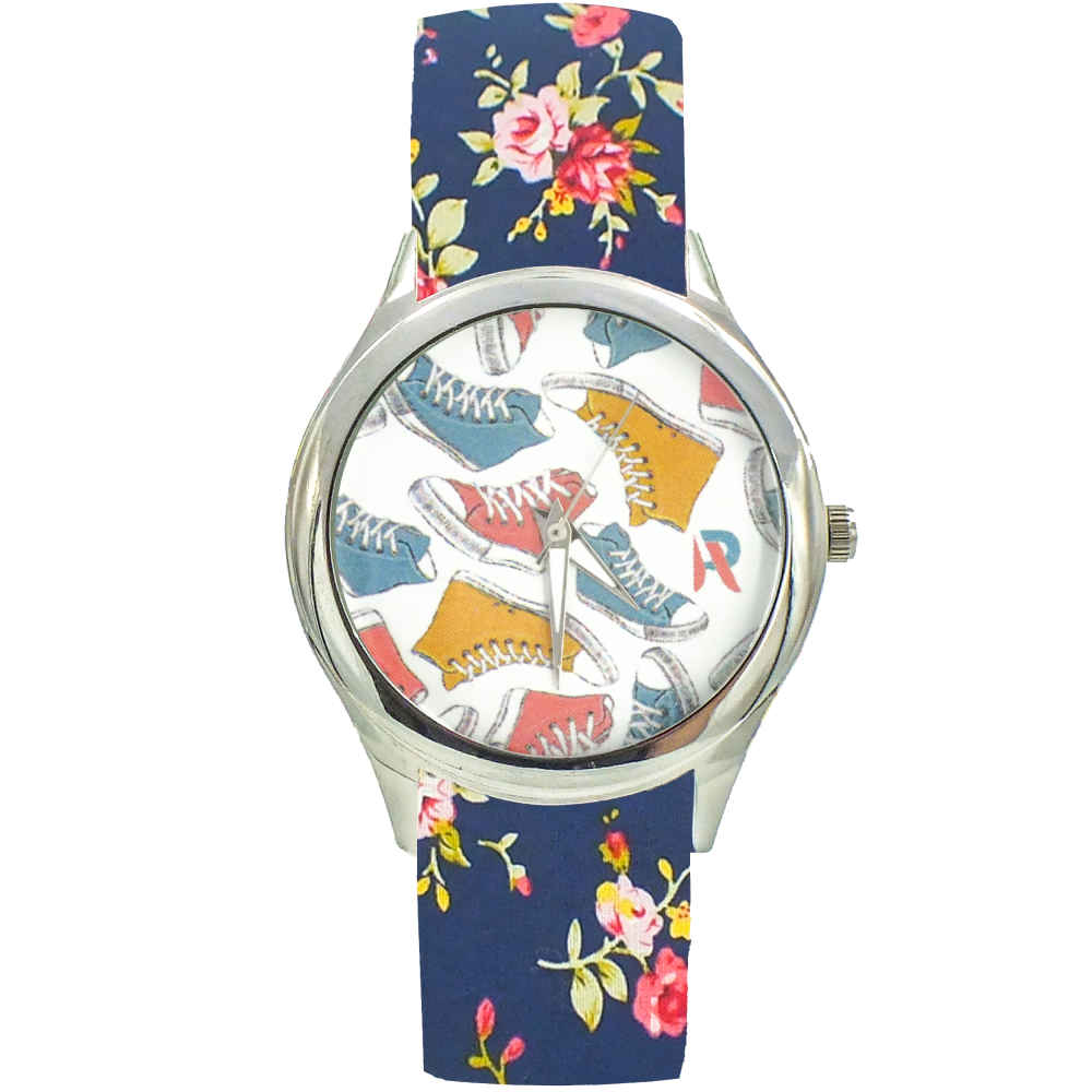 Montre foulard en tissu floral Liberty bohème pour femmes – Hoda