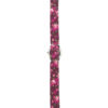 Montre foulard en tissu floral bohème pour femmes – Calligraphie perse Khoda Ba Man Ast