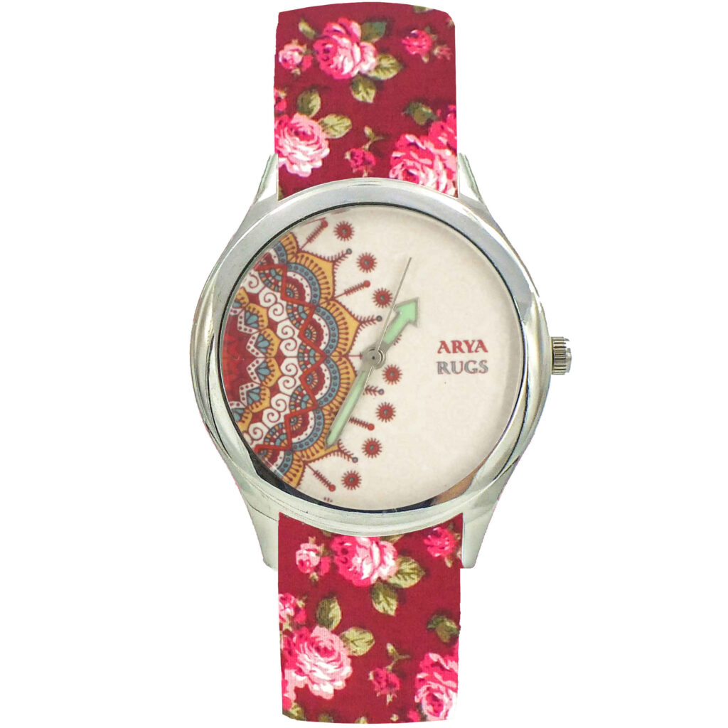 Montre foulard en tissu floral Liberty bohème pour femmes – Karin