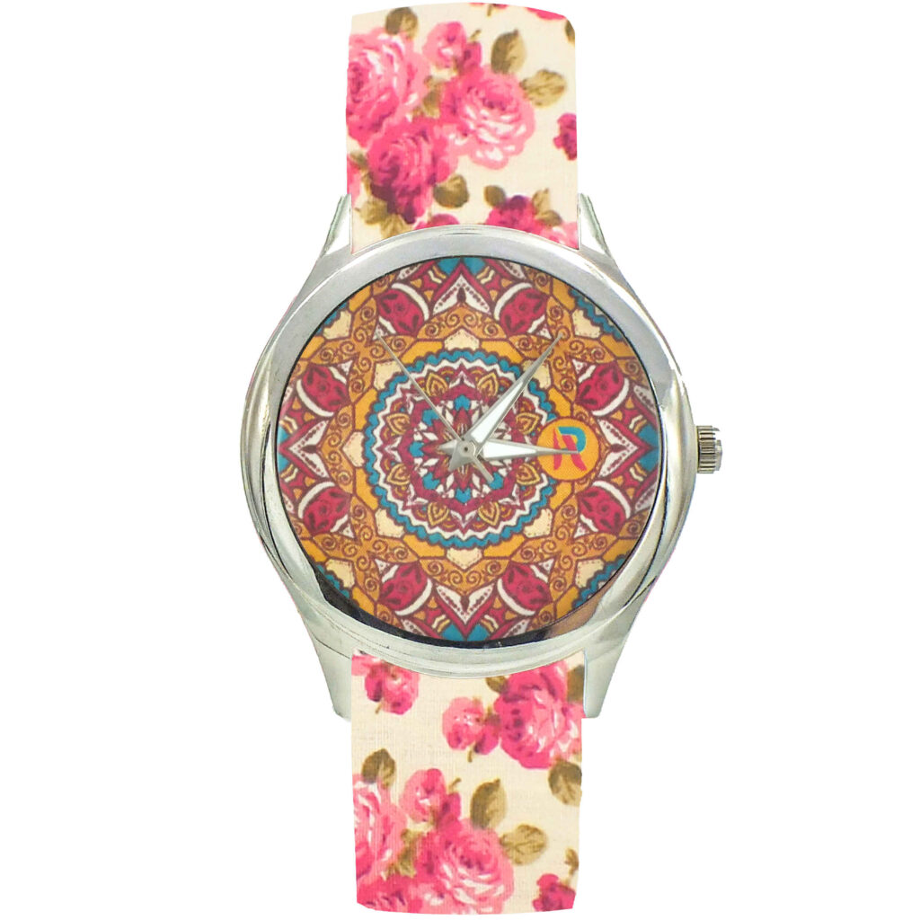 Montre foulard en tissu floral Liberty bohème pour femmes – Mahla