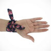 Montre foulard en tissu floral bohème pour femmes – Calligraphie perse Hich
