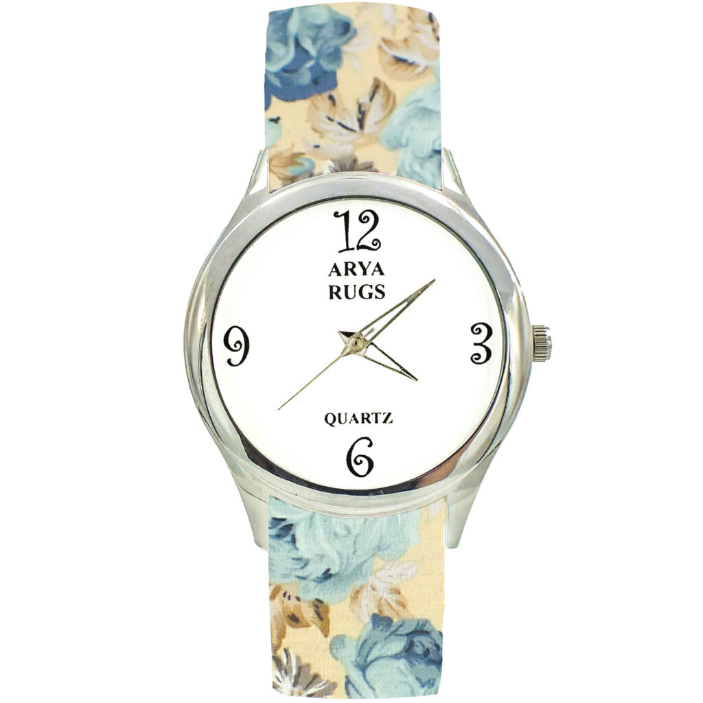 Montre foulard en tissu floral Liberty bohème pour femmes – Aram