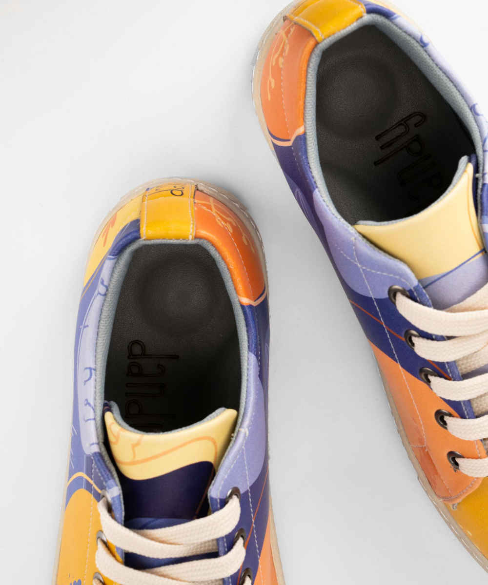 Chaussures à motifs graffiti – Chaussures décontractées et raffinées pour femme – Modèle Rêve