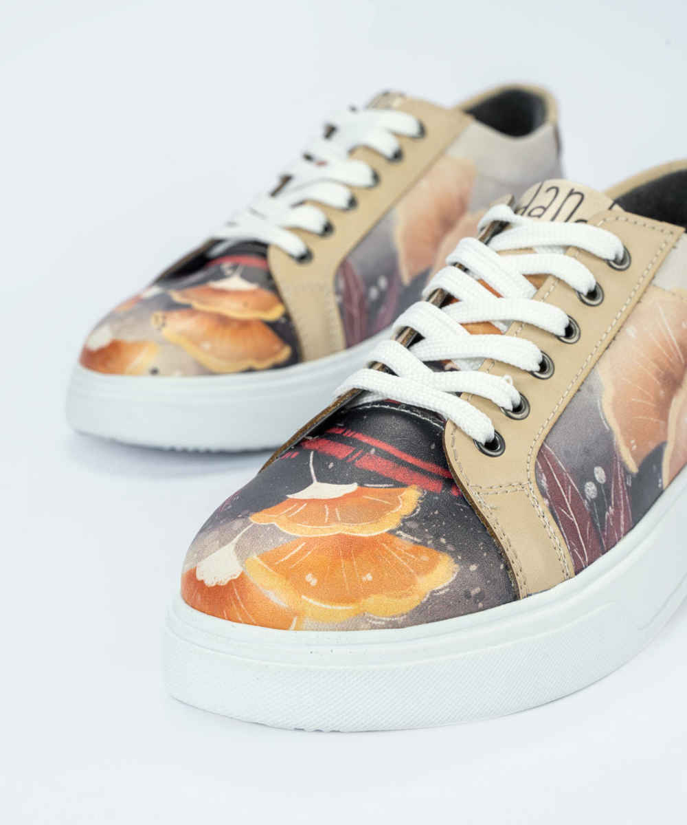 Chaussures à motifs graffiti – Chaussures décontractées raffinées pour femme – Modèle Fantaisie