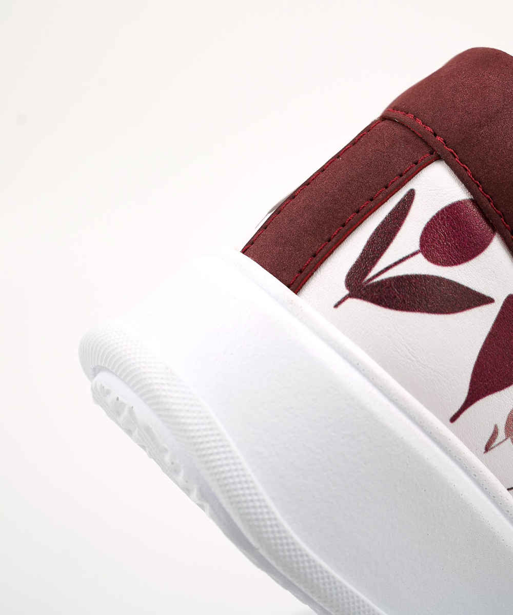 Chaussures à motifs graffiti – Chaussures décontractées et raffinées pour femme – Modèle Renard