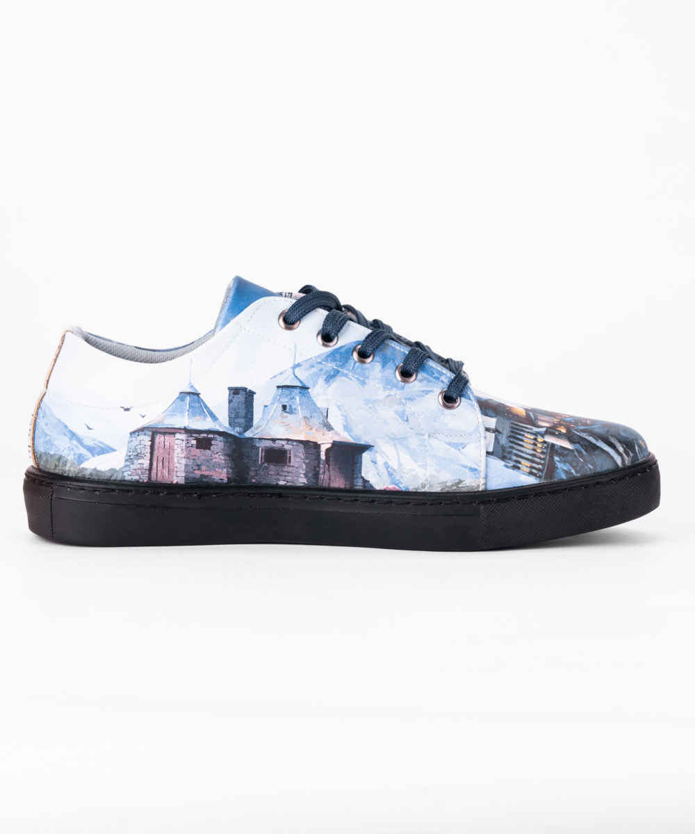 Chaussures à motifs graffiti – Chaussures décontractées et raffinées pour femme – Modèle Sorcier
