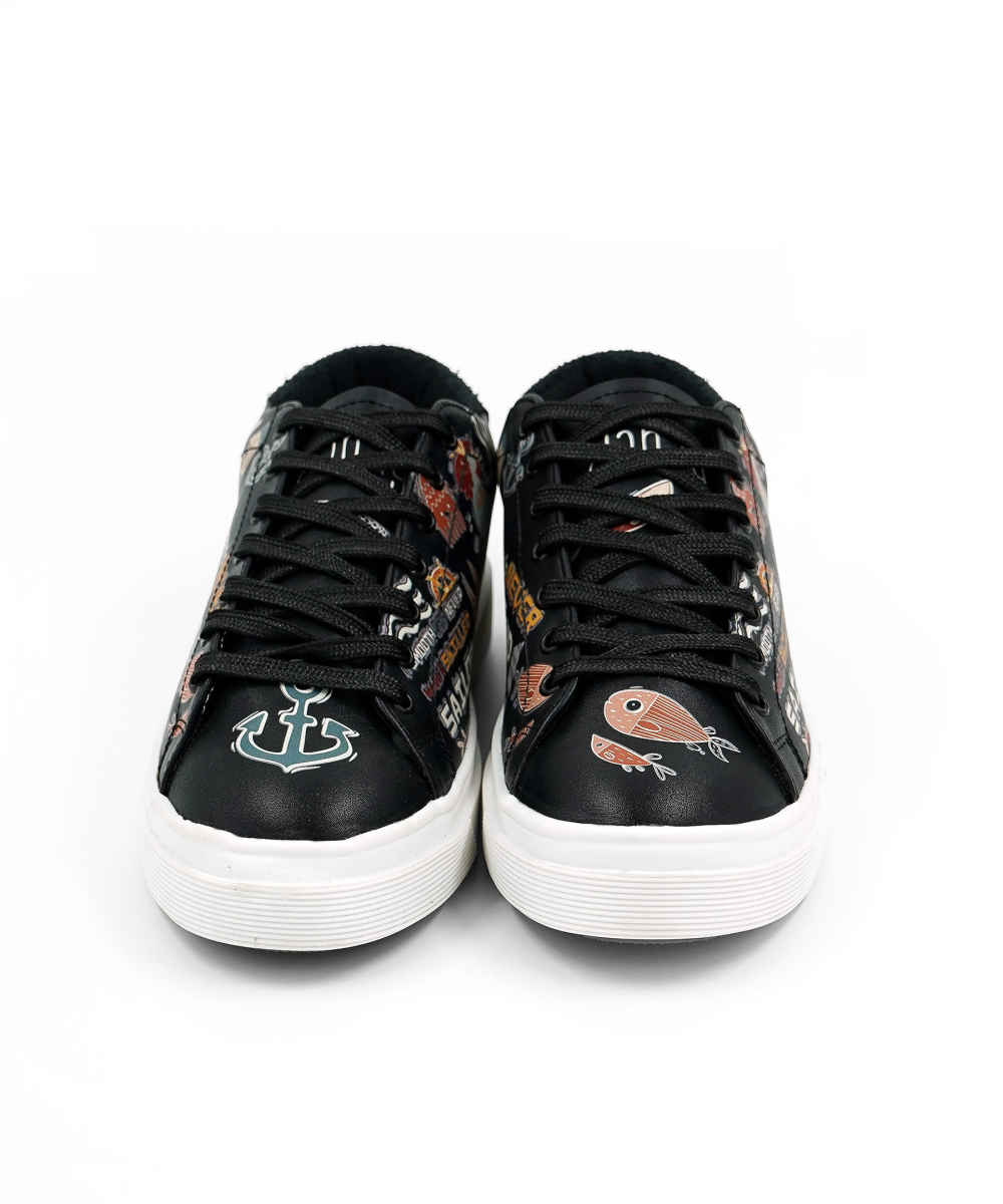 Chaussures à motifs graffiti – Chaussures décontractées et raffinées pour femme – Modèle Karin