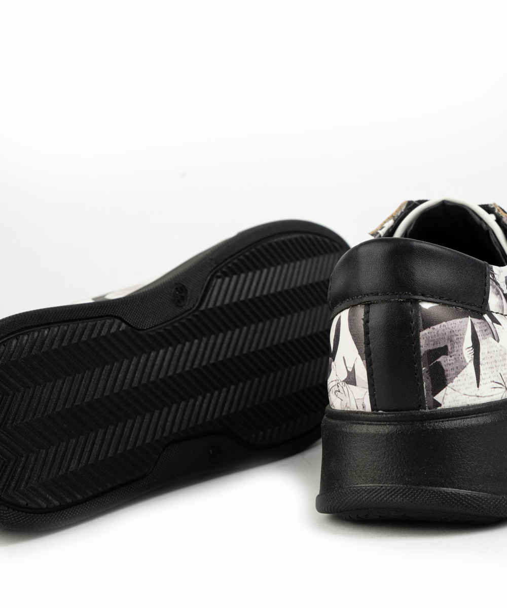 Chaussures de sport à motifs graffiti – Chaussures décontractées élégantes pour femme – Modèle Vala