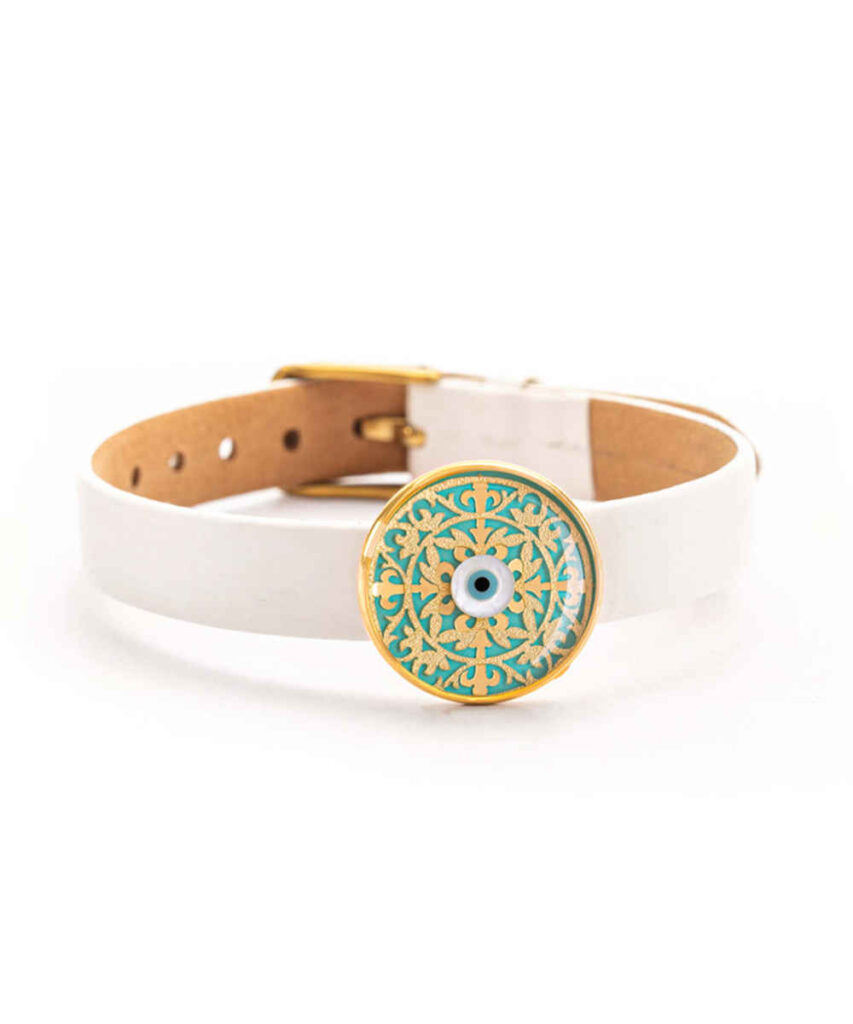 Bracelet en cuir persan pour femmes - Gelareh