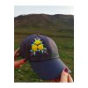Casquette grise brodée pour femme – Modèle Raya