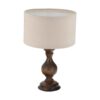 Lampe de table en bois – modèle artisanal Farima