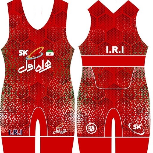 Singlet de Lutte Sans Manches pour Hommes Iranien Modèle Sajadi Kia