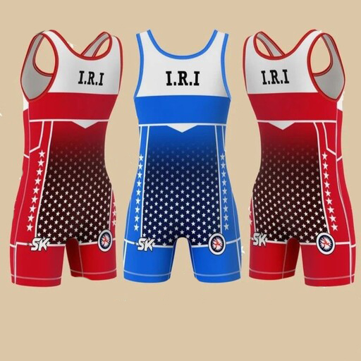 Singlet de Lutte Sans Manches pour Hommes Iranien Modèle Arman