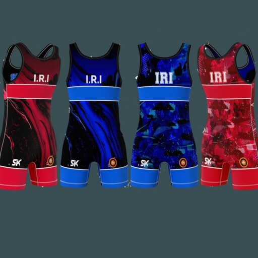 Singlet de Lutte Sans Manches pour Hommes Iranien Modèle Emad