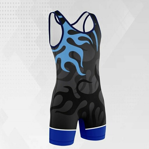 Singlet de Lutte Sans Manches pour Hommes Modèle Fire