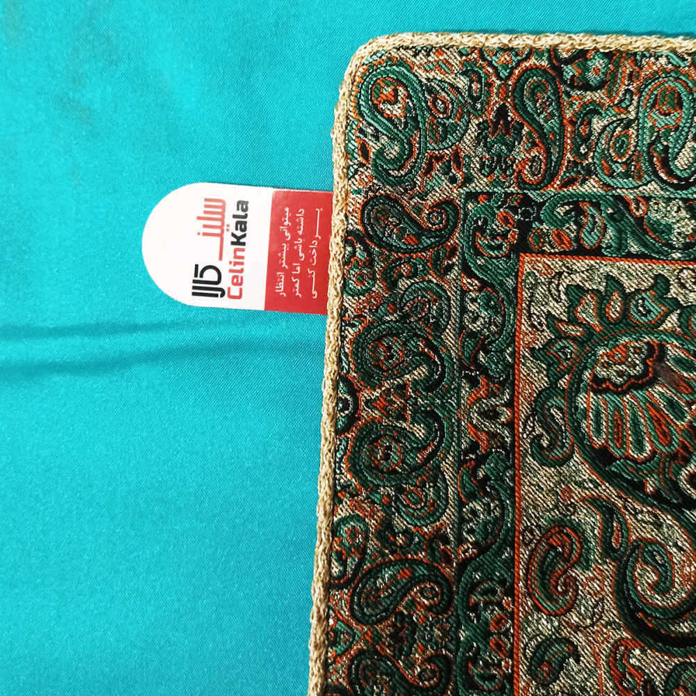 Coussin en Termeh Persan – Modèle Royan (X2) | Soie traditionnelle élégante