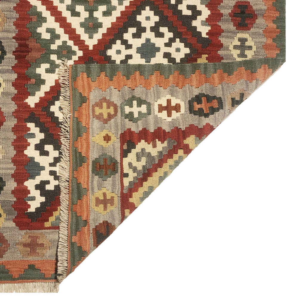 Tapis Kilim en laine persane tissé à la main Traditionnel Modèle Hanan