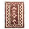 Tapis Kilim en laine persane tissé à la main Traditionnel Modèle Hordis
