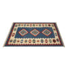 Tapis Kilim en laine persane tissé à la main Traditionnel Qashqai Laleh