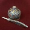 Contenant Persan Surma Dani pour Conserver le Khol en Os de Chameau Ostokhani