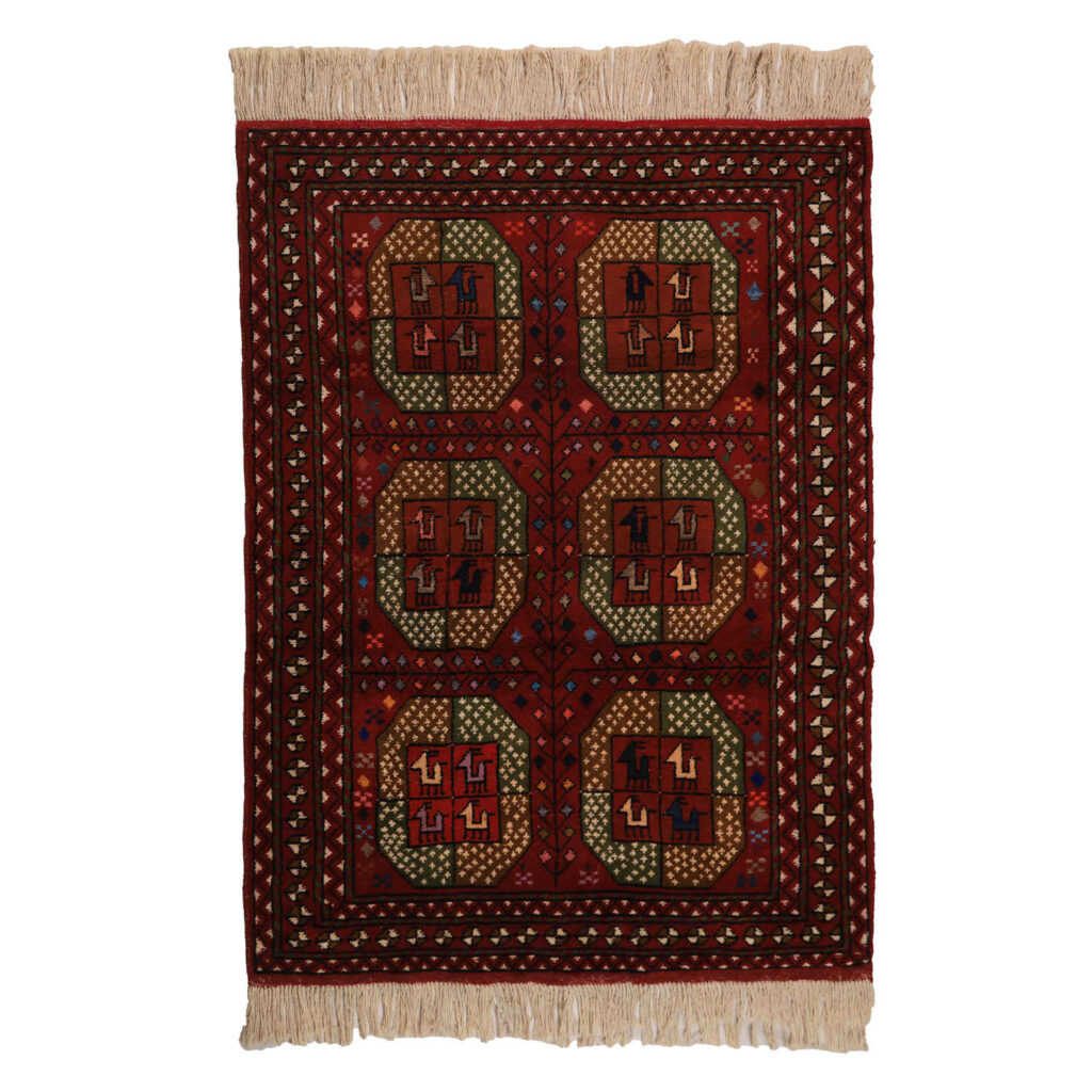 Tapis persan en laine tribal noué à la main Malih