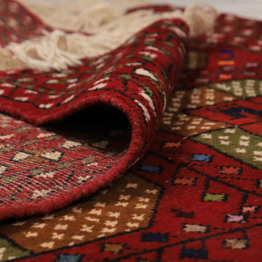 Tapis persan en laine tribal noué à la main Malih