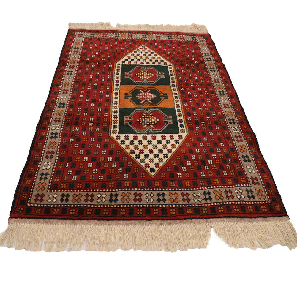 Tapis persan en laine tribal noué à la main Soha