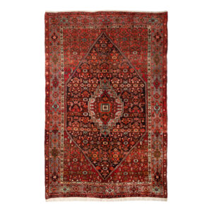 Tapis persan noué à la main chef-d’œuvre Zanjan en laine Mahtab