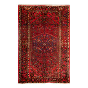 Tapis persan noué à la main chef-d’œuvre Zanjan en laine Ramin