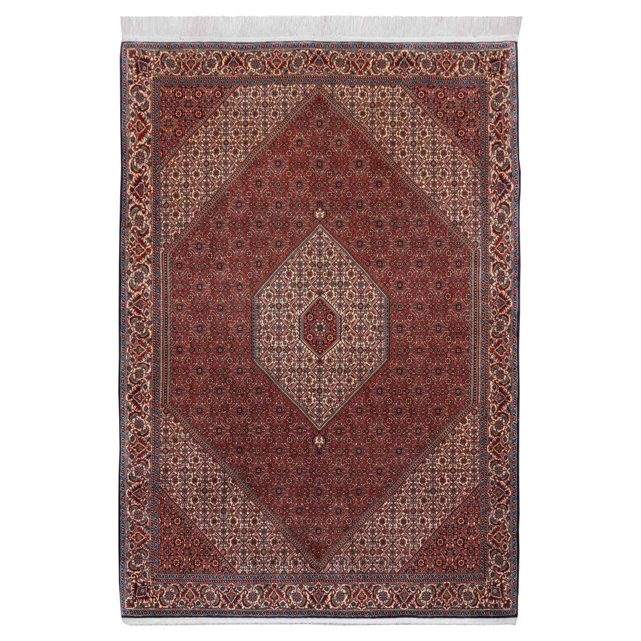 Tapis persan noué à la main chef-d'œuvre Zanjan en laine Kork Reyhan