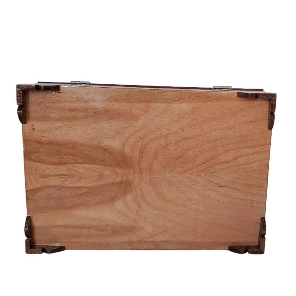 Magnifique Boîte de Rangement en Bois pour Coran – Modèle Émaillé Khatam avec Doublure en Velours Eslimi