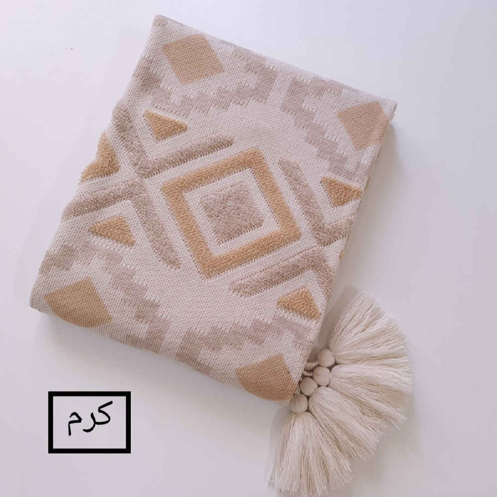 Plaid Tricoté Doux & Léger pour Canapé et Lit Modèle Ramina