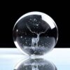 Lampe boule de cristal – veilleuse fantaisie cerf