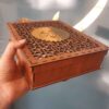 Magnifique Boîte de Rangement en Bois pour Coran - Modèle Découpé au Laser Karim