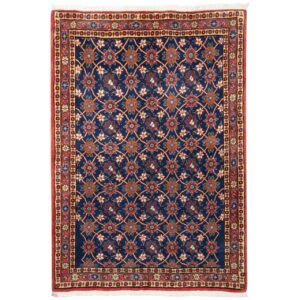 Tapis persan vintage en laine noué à la main Nahal